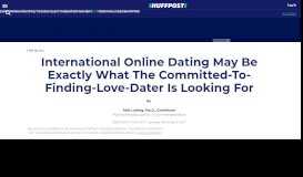 
							         International Online Dating May Be Exactly What The Committed-To ...								  
							    