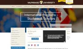 
							         International Programs - Students & Scholars								  
							    
