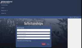 
							         International Scholarships | College Scholarship, Study Abroad ...								  
							    