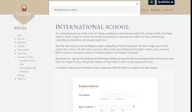 
							         International School | North London Grammar School								  
							    