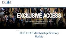 
							         International Society of Transport Aircraft Trading ... - ISTAT								  
							    