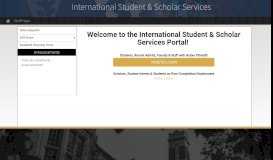 
							         International Student and Scholar Services								  
							    