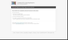 
							         International Student Application Tracking : Web Application - ECU								  
							    