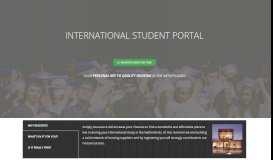 
							         INTERNATIONAL STUDENT PORTAL – Your personal key to quality ...								  
							    