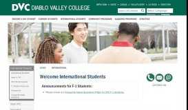 
							         International Students - Diablo Valley College								  
							    