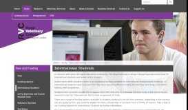 
							         International Students - Fees and Funding - Study - Royal Veterinary ...								  
							    