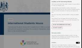 
							         International Students House | Chevening								  
							    