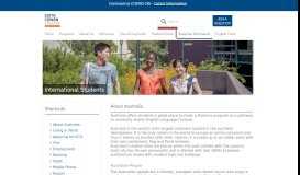 
							         International Students - Information for ... - Edith Cowan College								  
							    