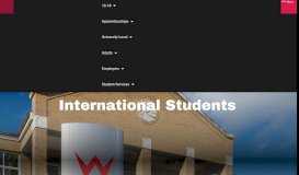 
							         International Students - Weymouth College								  
							    
