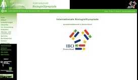 
							         Internationale Biologieolympiade Deutschland								  
							    