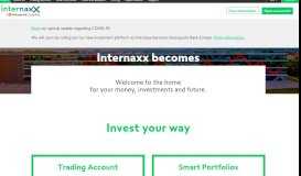 
							         Internaxx: Invest your way with a Trading Account and Smart ...								  
							    