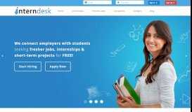 
							         Interndesk – Free, Paid Internship Opportunities in India | Fresher Jobs ...								  
							    