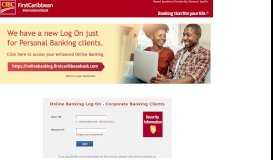 
							         Internet Banking : LogOn - CIBC FirstCaribbean International ...								  
							    