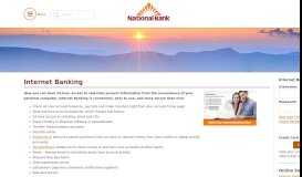 
							         Internet Banking - National Bank								  
							    