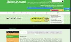 
							         Internet Banking - Oriental Bank of Commerce								  
							    