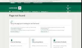 
							         Internet Banking - Secure Online Banking - Lloyds Bank								  
							    