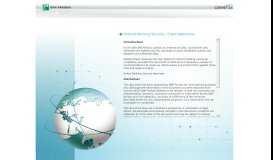 
							         Internet Banking Security - Client Awareness - Connexis Portal								  
							    