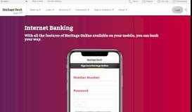 
							         Internet Banking | Ways to Bank |Heritage Bank								  
							    