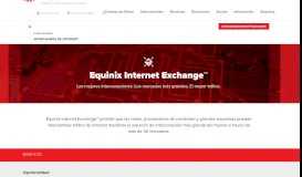 
							         Internet Exchange | Equinix - Equinix.lat								  
							    