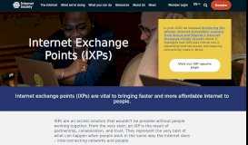
							         Internet Exchange Points (IXPs) | Internet Society								  
							    