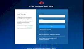 
							         Internet Exchange Portal								  
							    