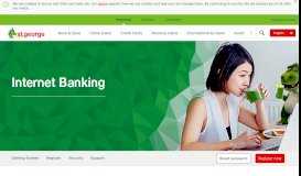 
							         Internet & Online Banking , online services | St.George Bank								  
							    
