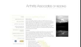 
							         Internet Patient Portal - Arthritis Associates of Redding								  
							    