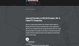 
							         Internet Providers in 88130 (Portales, NM) & Cable/TV Companies ...								  
							    
