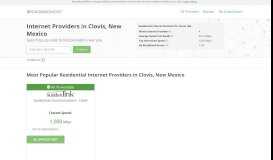 
							         Internet Providers in Clovis, NM: Compare 9 Providers								  
							    