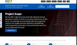 
							         Internet Radio Portal Movie Portal Website Design and Development								  
							    