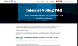 
							         Internet Voting | Verified Voting								  
							    