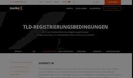 
							         InterNetX - TLD Registrierungs-Bedingungen - InterNetX GmbH								  
							    