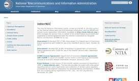 
							         InterNIC | National Telecommunications and Information ...								  
							    