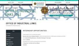 
							         INTERNSHIP OPPORTUNITIES - IIUM								  
							    