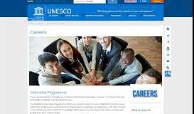 
							         Internship Programme - Unesco								  
							    