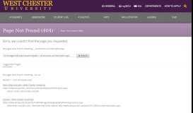 
							         Internships and Jobs - West Chester University								  
							    