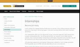 
							         Internships - Curtin College								  
							    