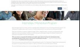 
							         Internships / Momentum Program - Softtek								  
							    