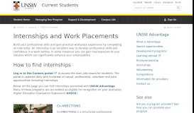 
							         Internships | UNSW Current Students								  
							    