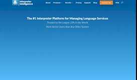 
							         Interpreter Intelligence | The #1 Interpreter Platform								  
							    