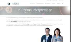 
							         Interpreter Login - Universal Language Service								  
							    