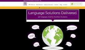 
							         Interpreters and Translators, Inc.								  
							    