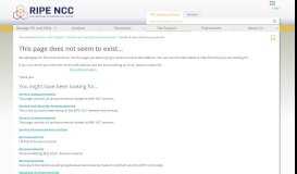 
							         Interruption to Billing Services in LIR Portal - RIPE NCC								  
							    