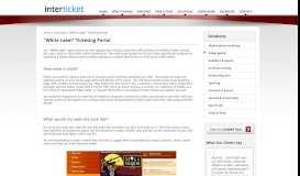 
							         InterTicket online ticketing software for 