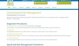 
							         Interventional Pain Management | Regional Medical Imaging								  
							    