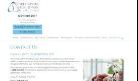 
							         Interventional Pain Management Weirton, WV | Contact Us								  
							    