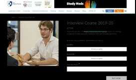 
							         Interview Course 2019-20 - The Medic Portal								  
							    
