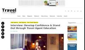 
							         Interview: Develop Confidence & Stand Out through Travel Agent ...								  
							    
