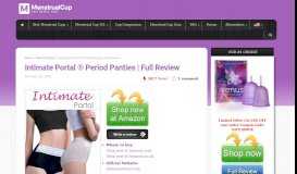 
							         Intimate Portal ® Period Panties | Full Review - Menstrual Cups								  
							    
