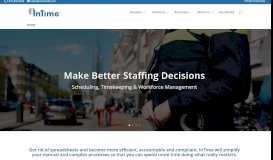
							         InTime | Best-in-Class Public Safety Scheduling Software								  
							    